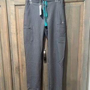 Figs Men's Charcoal Cargo Pants